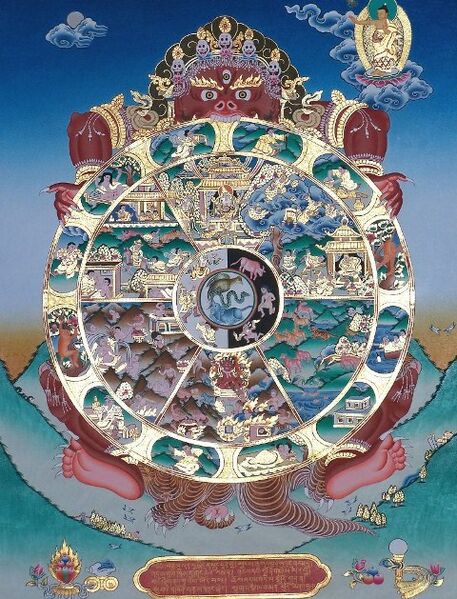 Bestand:Tibetan-wheel-of-life-total.jpg
